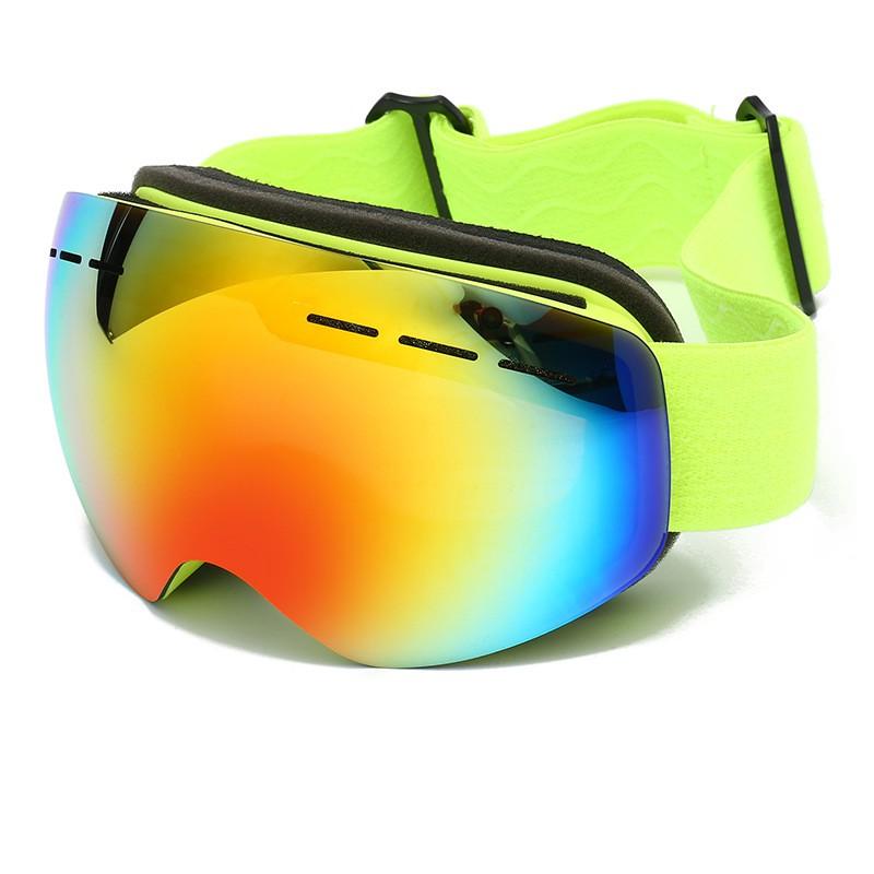Kids Ski Goggles Double-Layer Anti-Fog Large Spherical Lens Wide Field Of View Windproof Snow Sports Eyewear