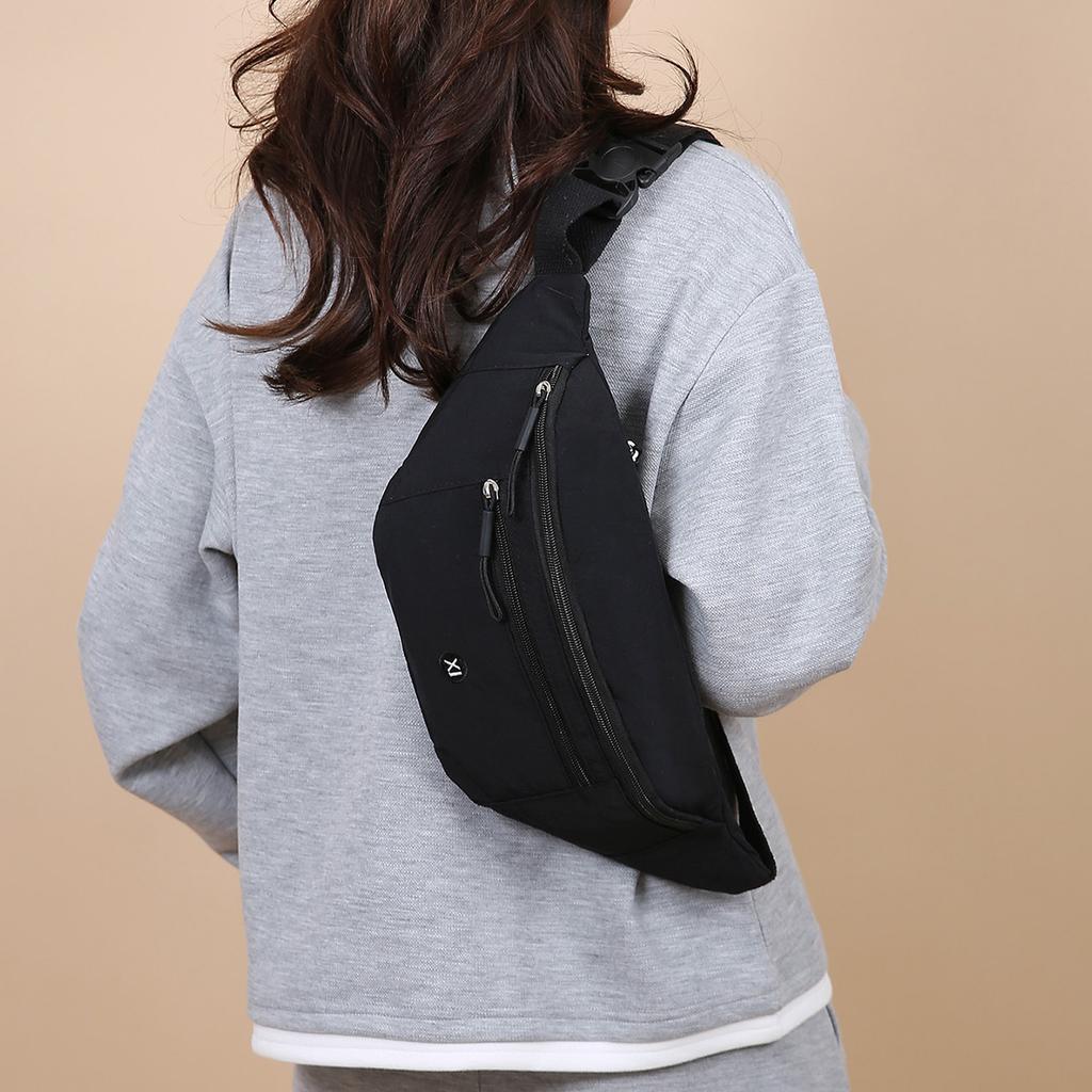 Women's Large nylon Waist Bag Casual Travel Phone Belt Pouch Fanny Pack Banana Bag - Fashionable Belt Bag for Women