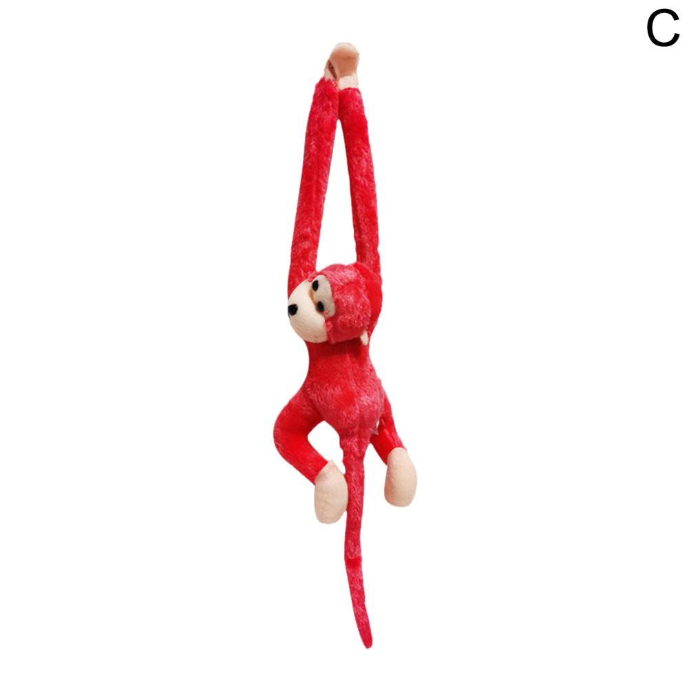 Colorful Long-Armed Monkey Photography Accessories Electric Crashproof Padded Monkey Doll Hanging Cur Colorful Monkey Toys