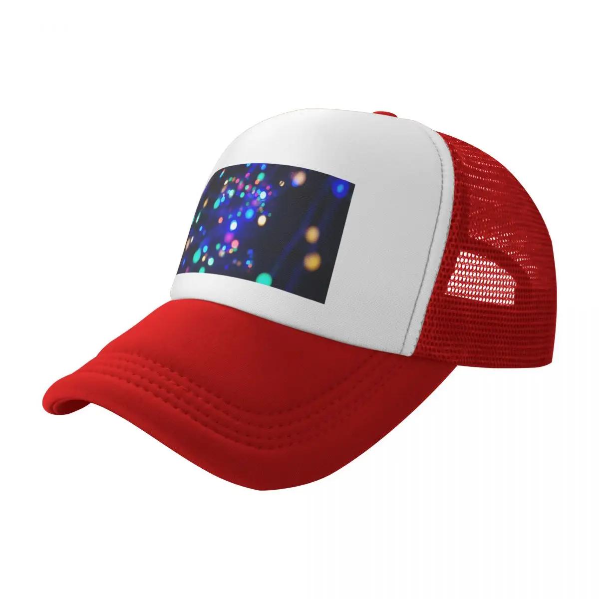 Cool Web of Light Baseball Cap summer hat Golf  Hood For Men Womens