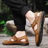 Summer New Large Size Men's Sandals 2026 New Classic Leather Men Shoes Men Fashion Beach Cool Sandals Outdoor Casual Male Shoes