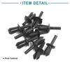 ACROPIX 10pcs Drive Rivet Bumper Fender Push Clip Retainer Clip Universal 5mm Hole Fit BM W Black