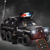 1:24 Key Remote Control Version Alloy Military Armored Car Model Toy Missile Off-road Vehicle Explosion Proof Car Model Kid Gift