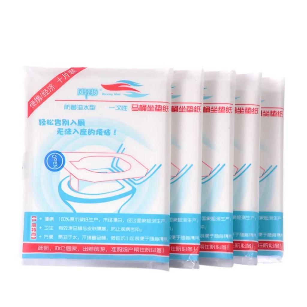 Disposable Toilet Covers — Portable, Thickened Liners For Travel