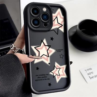 Süße Rosa Sterne Hülle für Xiaomi Redmi Note 14 13 12 11 Pro Plus 4g 5g 12S 11S 10S 10 Pro 12C 13C 14C4G Weiche Silikon Handyhüllen