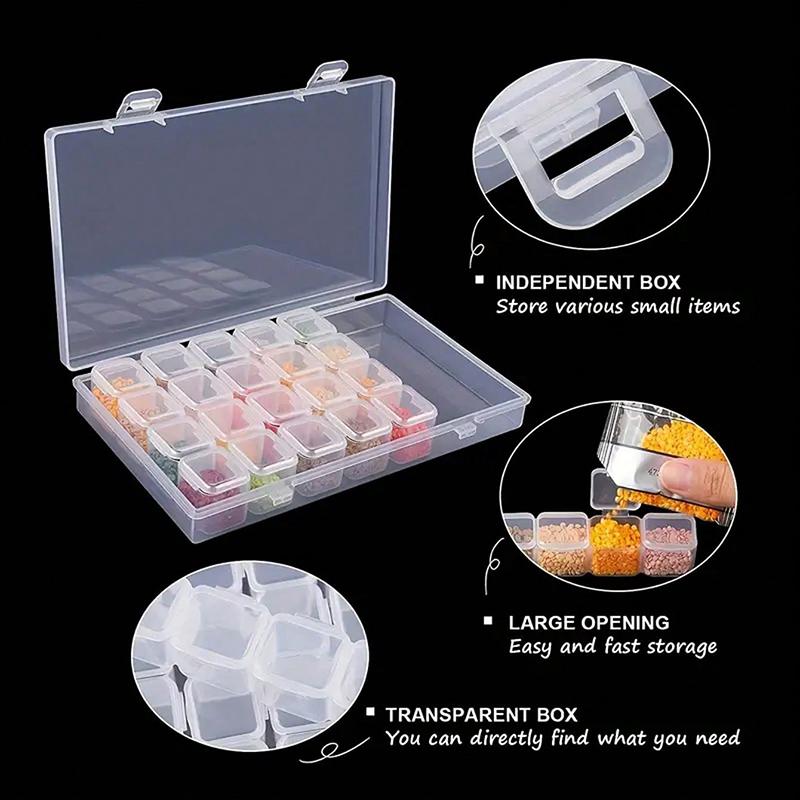 77 DIY Diamond Painting Accessories Set - Multi-functional Diamond Painting Kit with Blue Roller, Diamond Embroidery Box, DIY Art Supplies