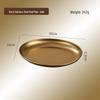 Retro Stainless Steel Egg-Shaped Oval Plate – Creative Dinnerware for BBQ, Cold Dishes, and Snacks