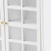 1:12 Dollhouse Miniature White Wood Cupboard Shelf Furniture Model