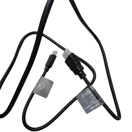 1.2 Meters HDMI-compatible Adapter Cable 1080P 4K Support Anti-interference High Clarity Mini HDMI-compatible To HDMI-compatible 2.0 Cable for Home