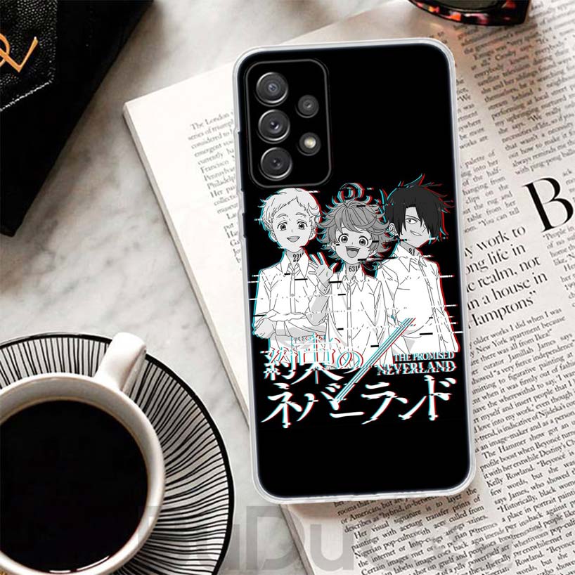 The Promised Neverland Anime Cover For Samsung Galaxy A52 A53 A12 A13 A72 A73 Phone Case A22 A23 A32 A33 A02S A03S A42 5G Print
