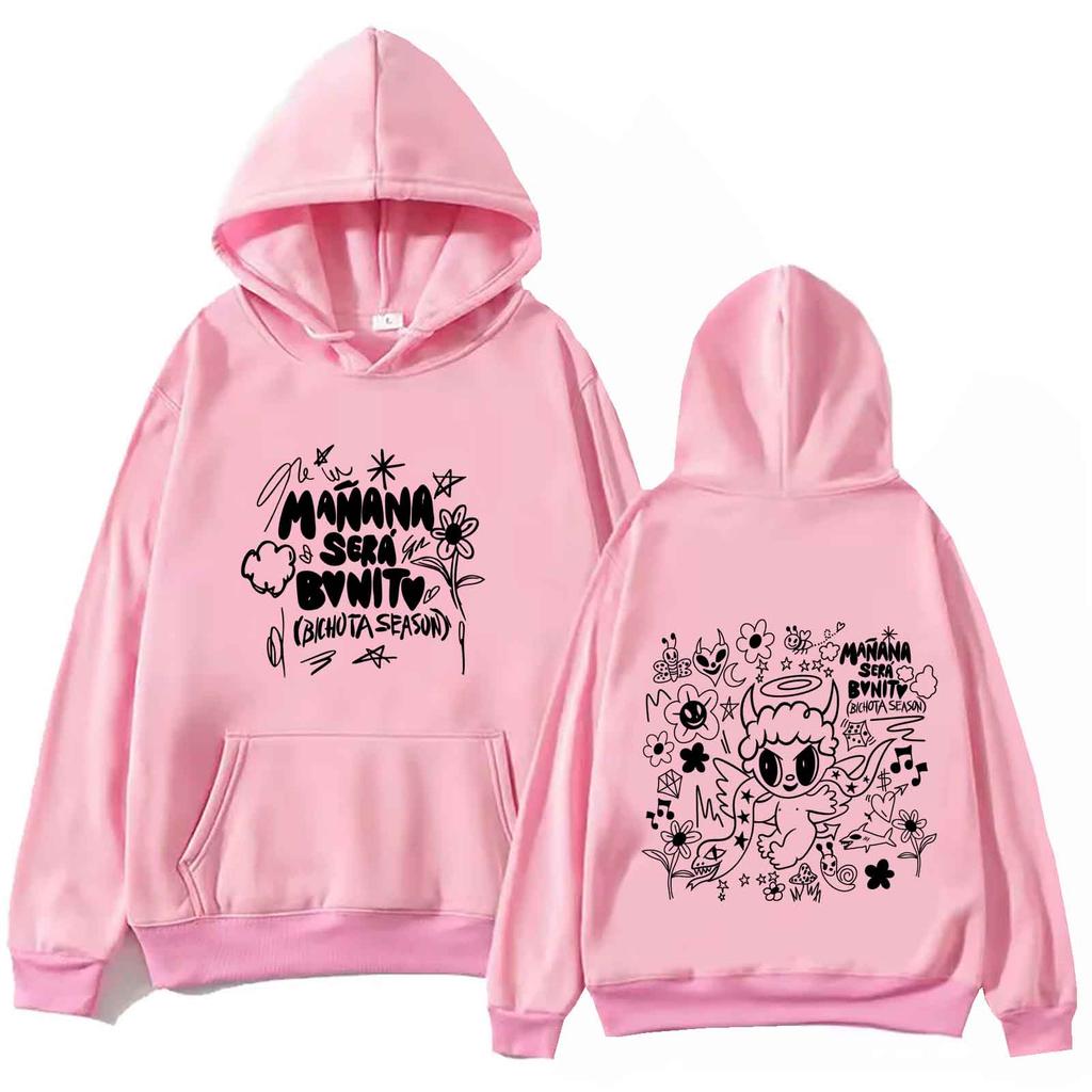 Karol G Manana Sera Bonito Hoodie Tops Long Sleeve Regular Sweatshirt Music Fans Gift Spring Summer