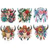 6/8Pcs Diamond Painting Magnets Refrigerator Butterfly Dog for Fridge Whiteboards Car Mailbox Decor for Adults Kids Beginners