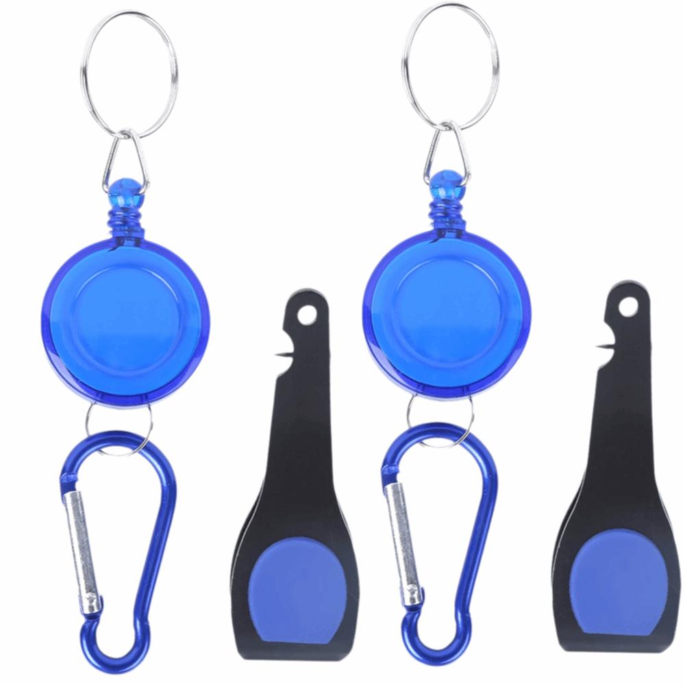 2 Sets Stainless Steel Fishing Line Cutter Fishing Wire Cutter Fishing Tackle Accessory 2 Sets
