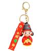 Exquisite Festive Keychain Student Cartoon Schoolbag Pendant Car Key Chain Creative Student Gift