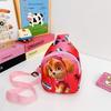 Kids Cartoon Nylon Chest Bag With Paw Patrol Chase Print Design For Preschoolers