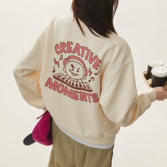 

Базовый свитшот BT21 издание Осень/Зима 2025 SHOOKY L size