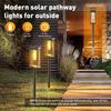 Led Houses Solar Pathway Lights Waterproof Outdoor Solar Lamp for Garden/Landscape/Yard/Patio/Driveway/Walkway Christmas Luz