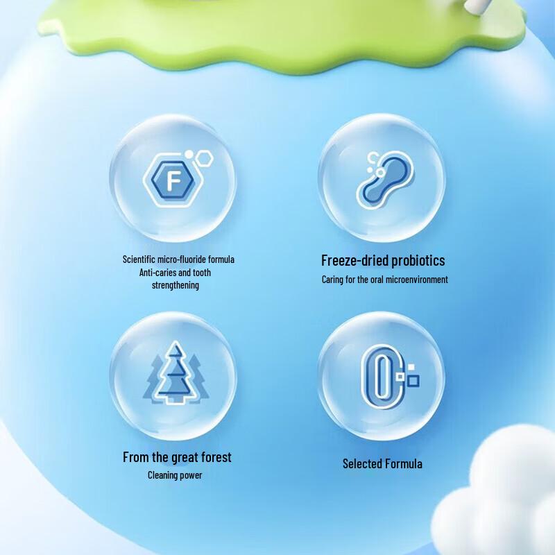 Cold Acid Ling Beilele Probiotic Fluoride Kids Toothpaste