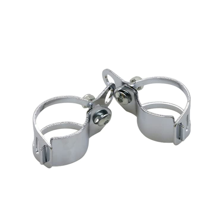 Marosam Motorcycle American Bullet Turn Signal Harley (Bracket, Silver)