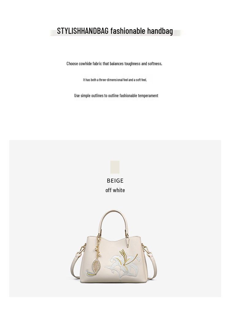 Elegante Dames Crossbody Handtas van Echt Leer 2026 - Perfect Verjaardagscadeau voor Moeders