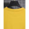 European Sizes Girls' Bright Yellow Cute Panda & Teddy Bear Graphic T-Shirt  Everyday & Party Wear - Spring/Summer Outfits for Kids