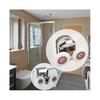 Shower Door Rollers, 4pcs 25mm Sliding Shower Doors Wheels Replacement Roller Runner Wheel 2 Top & 2 Bottom Chrome Plated Door Roller