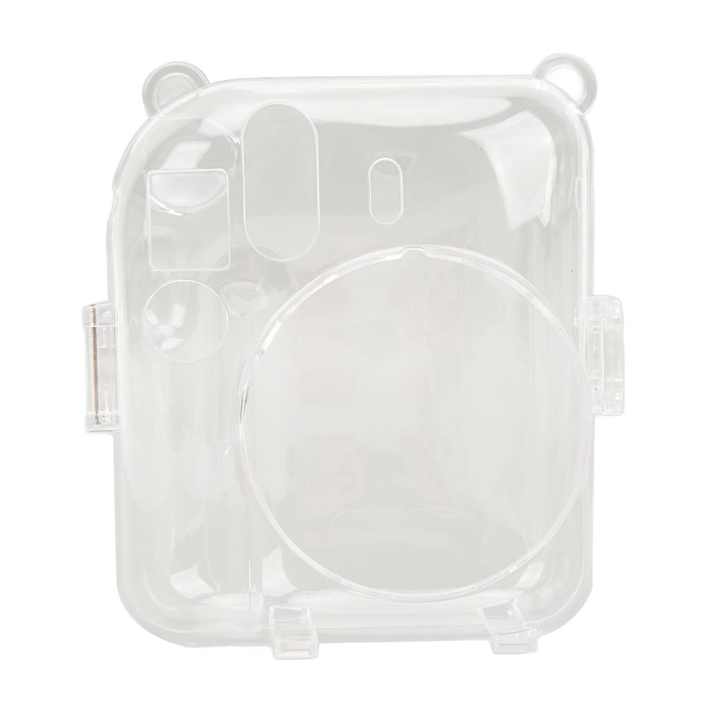 Instant Camera Shell Case PC Transparency With Adjustable Shoulder Straps Protective Instant Camera
