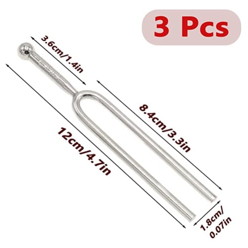 Chaksy 440Hz Tuning Fork, Standard Pitch Tuning Fork Set for Guitar Violin Tuning, Music Tuning Accessories