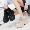 Fleece Dad Shoes Women's Winter Women's Shoes New Thick Sole Heightening Ins Warm Casual Sports Shoes Manufacturer Straight Hair