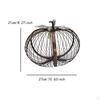Halloween Pumpkin Decoration Iron Decor Collectible Farmhouse Thanksgiving Tabletop Ornament