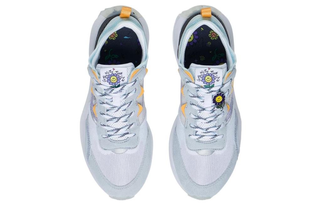 Li Ning Square And Round V2 Casual Shoes Women's Low Top Standard White/Dawn Gray/Black AGCS026-1