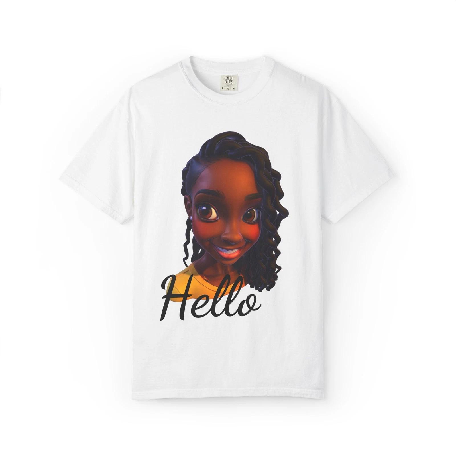 Hello Goodbye Unisex Gart-Dyed Children s Children s T  Children s T-shirt, Unique Art Tee, Gift for Teens, [...] 130