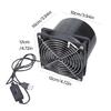 Detachable 120mm USB Ventilation Fan With Protective Mesh 3 Adjustable Speeds For 3D Printer Enclosures Indoor Gardening