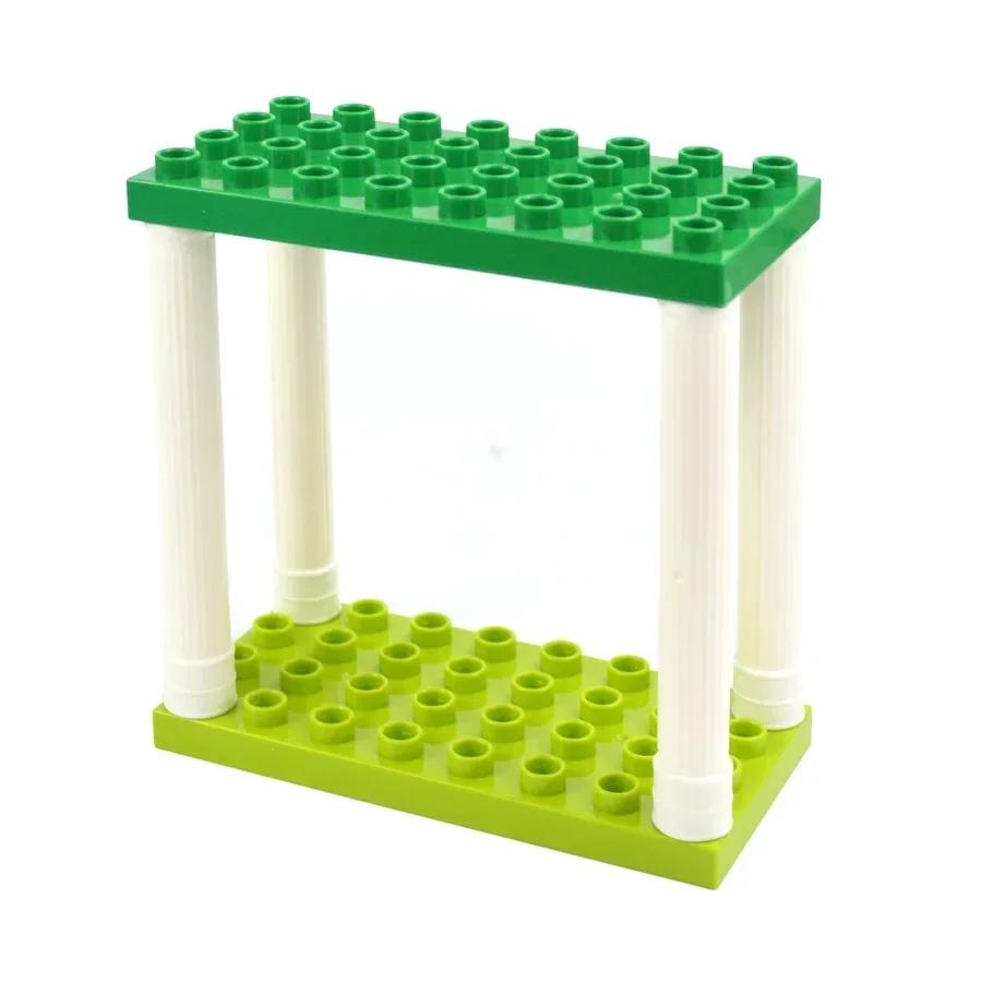 Double Sided Plate Creative Large Particle Double Floors Building Block BasePlate DIY Bricks Compatible Big Size Kid Toy Duploes