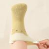 Newborn Plush Sock Winter Warm Kids Middle Tube Socks Thicken Velvet Anti-Cold Baby Footwear Cute Cartoon Children Socks