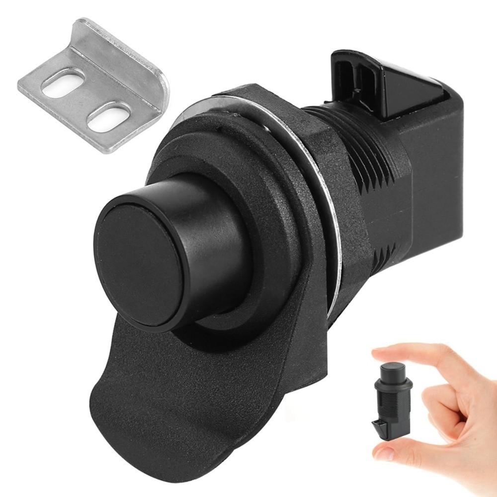 Black Push Button Latch Push button lock Marine Grade Latch  Boating accessories