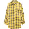 Spring and Autumn Plaid Women Shirt Oversize Tops Women's Loose Clothing Long Sleeve Chic Female  Shirts
