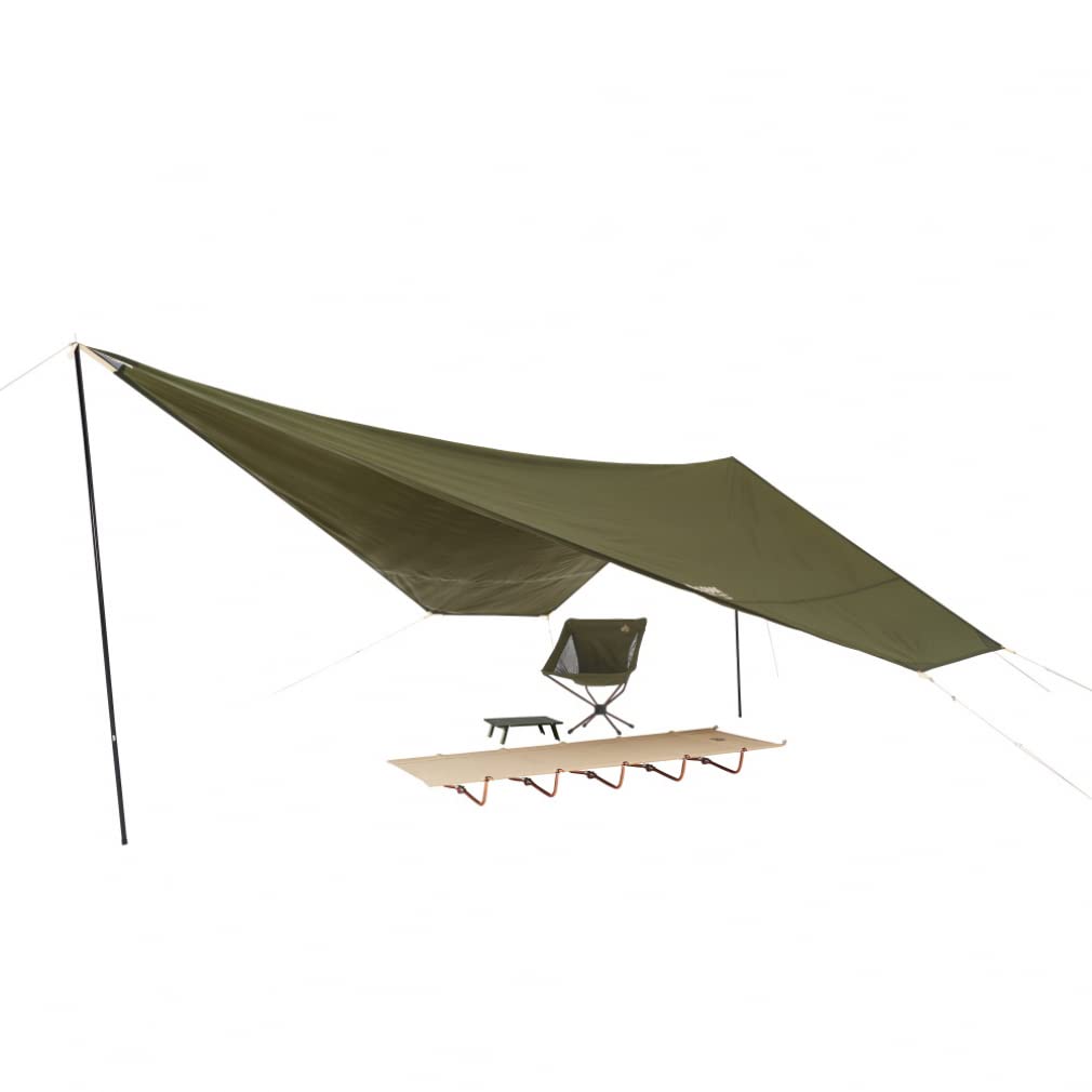 LOGOS Touring Tepee Pentatarp 71202003 Green Width 430 X Total Length 440 Cm (2023LIMITED) Size (approx.)