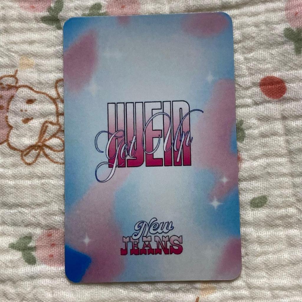 [USED] NewJeans Public Broadcast Haein Get Up Sanok Trading Card