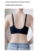 Women's Seamless Push-Up Bra: Letter Straps, Sexy Lift, Non-Run Cup, Plus Size Available