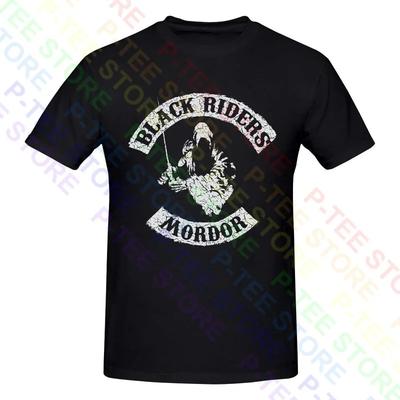 Cavaleiros Negros Mc Senhor de Nazgul Motociclista Diversão O Patch Anéis Mordor Sauron Camisa Camiseta Tee Unissex Hip Hop