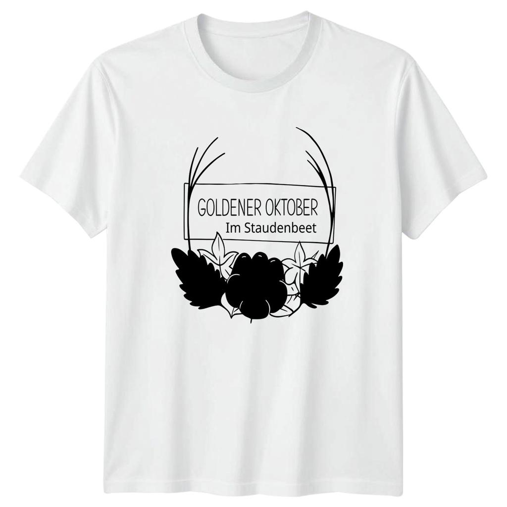 Goldener Oktober Im Staudenbeet Unisexs TShirt Perennial Gardening Gift For Her