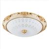 European Modern Glass LED Ceiling Light 15W/24W 110V/220V Gold/Silver Ceiling Lamp For Aisle Porch Apartment Study Home Decor