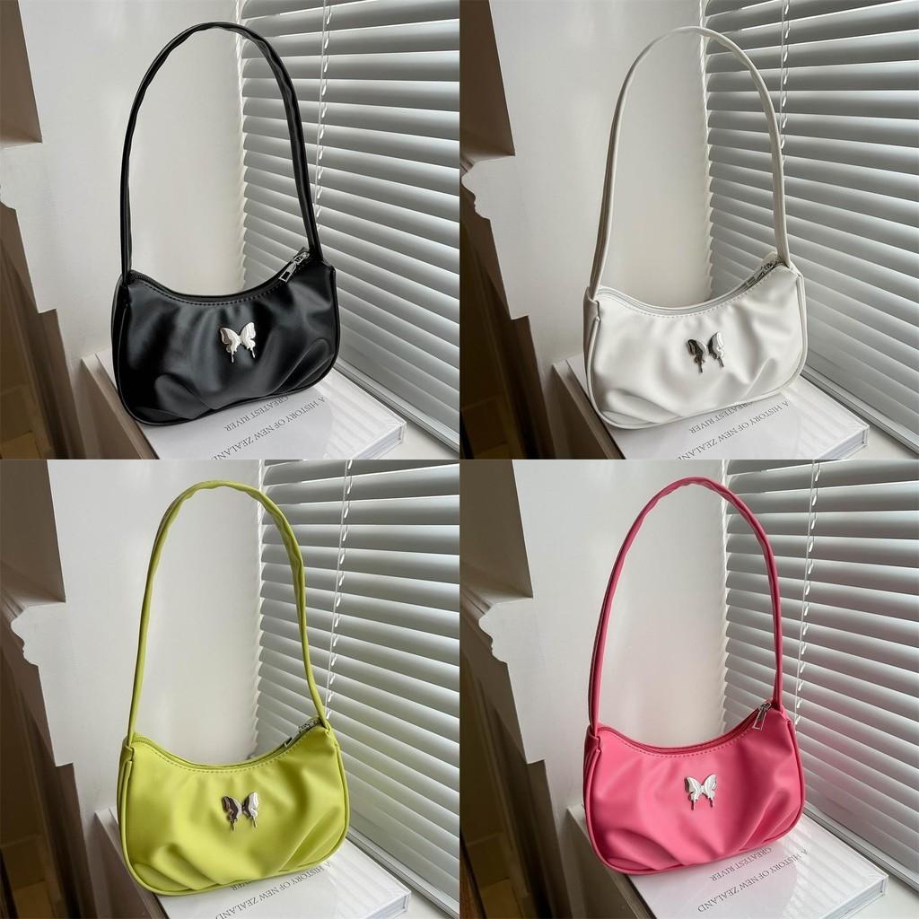 Chic Fashionable Butterfly Bow Shoulder Bag Trendy Street Style Satchel Purse For Women