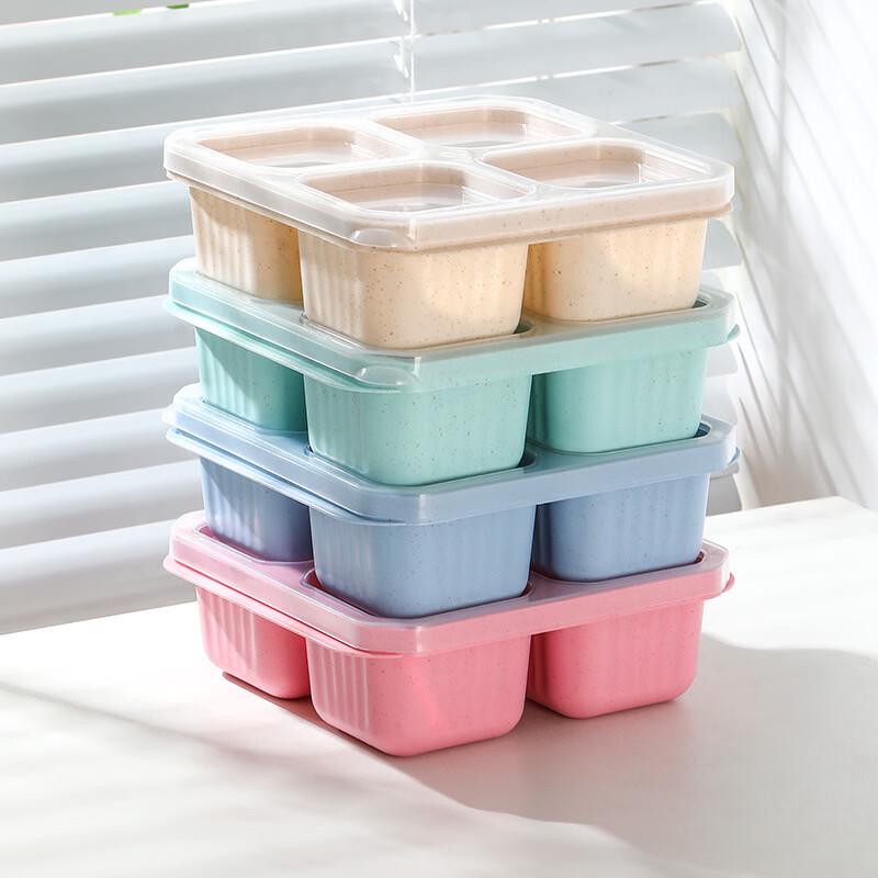 YUNLUAN Wheat Straw Partitioned Bento & Lunch Boxes