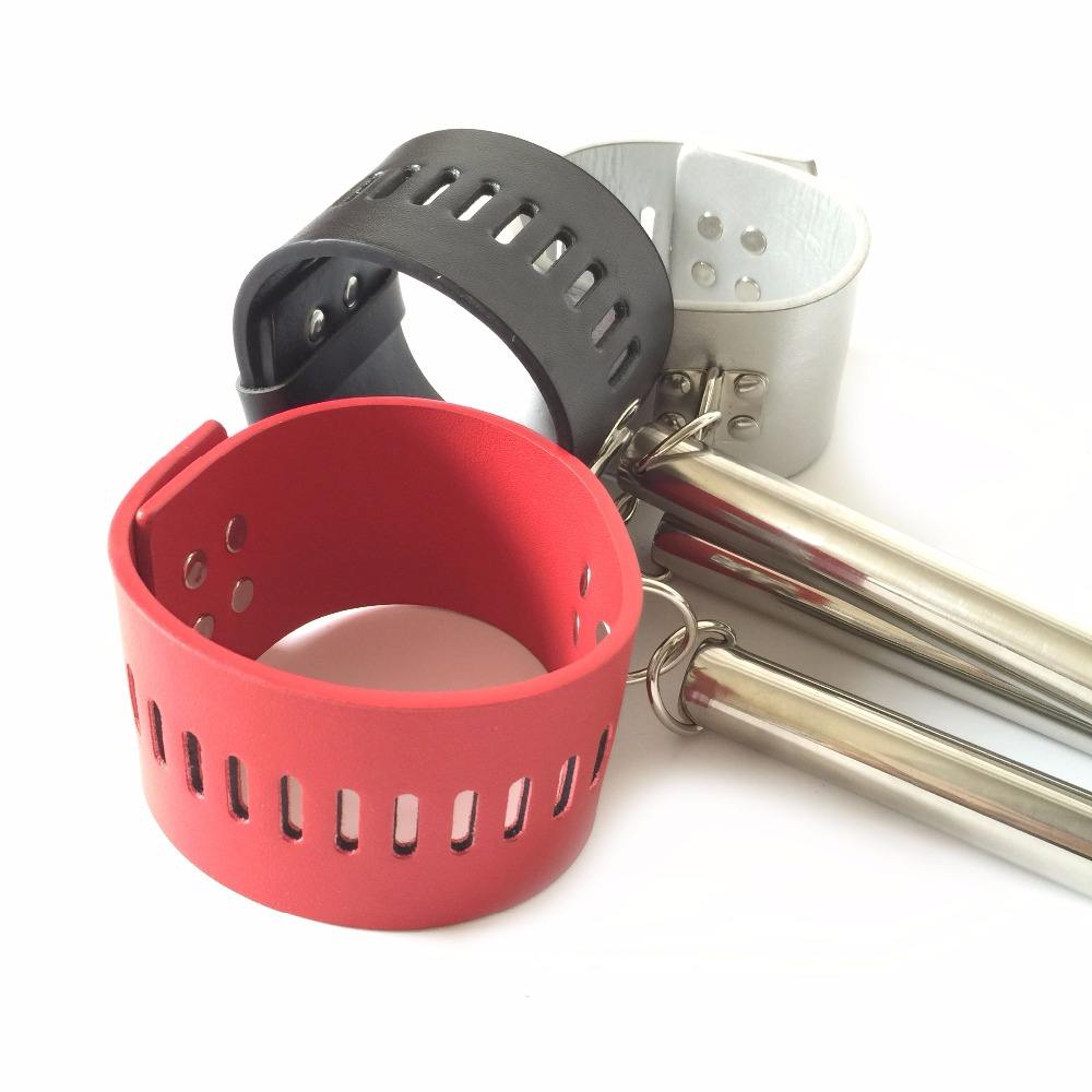Black Emperor Stainless Steel & Leather Collar and Handcuff Devices Bdsm Bondage Adult Sex Toys for Couples