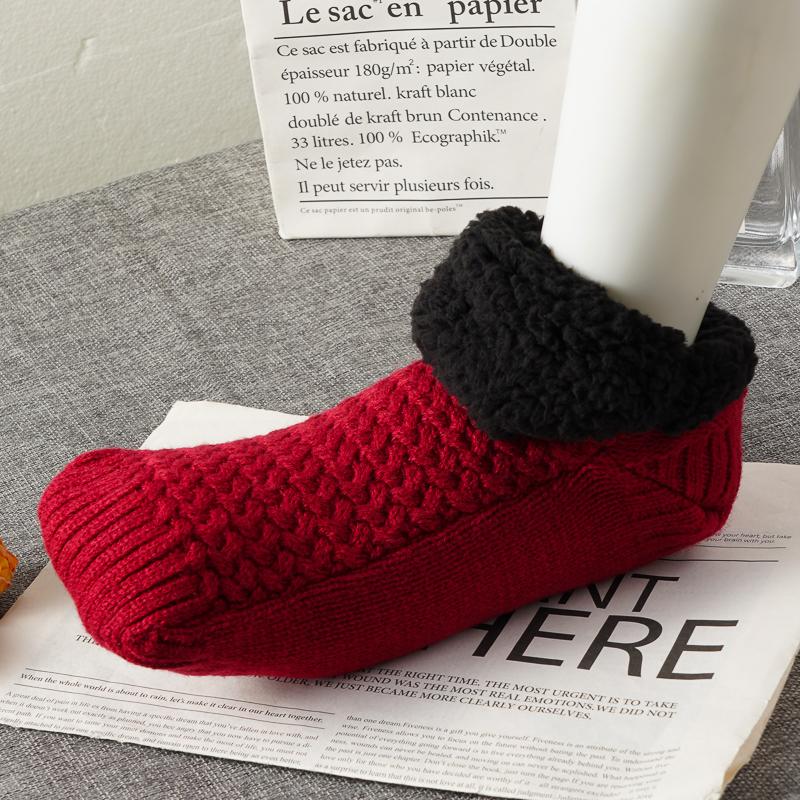 Super Warm Winter Non-slip Floor Socks Women Men Snow Socks Sleep Carpet Socks lady Slippers Socks Velvet Boot Unsiex Home Wear