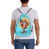 Custom Masters Roshis Drawstring Backpack Women Men Gym Sport Sackpack Foldable Manga Shopping Bag Sack