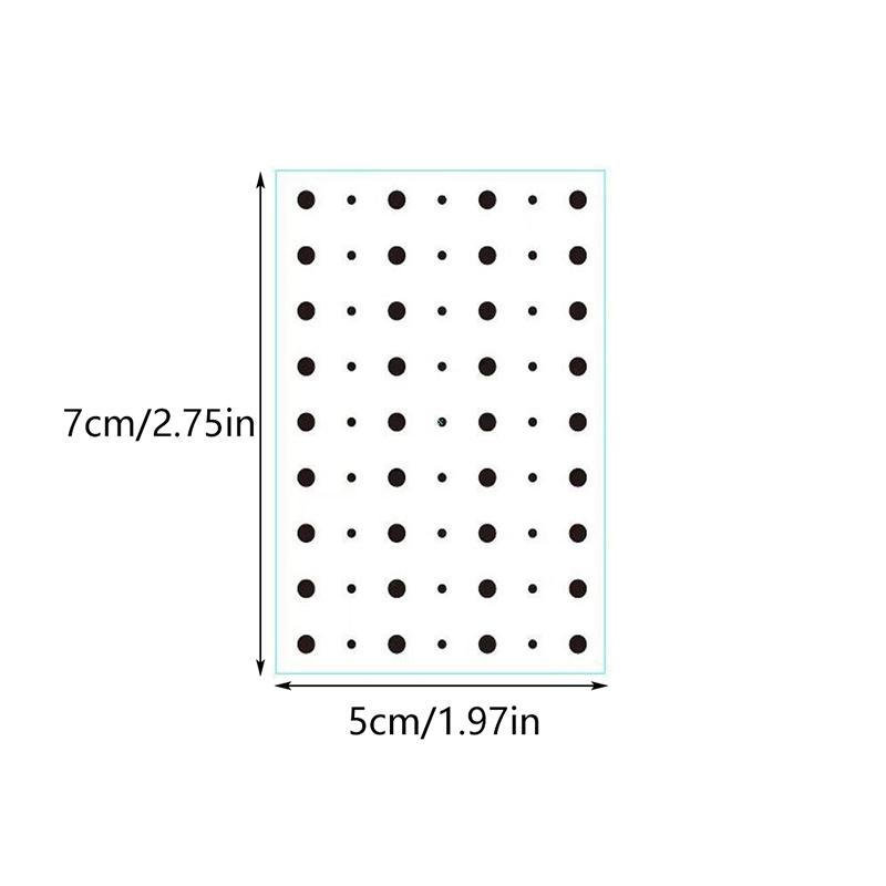 

10 листов черных временных татуировок Diy Tear Mole Stickers Water Transfer Body Art Dot Fake Tattoo Eye Corners Beauty Makeup Moles