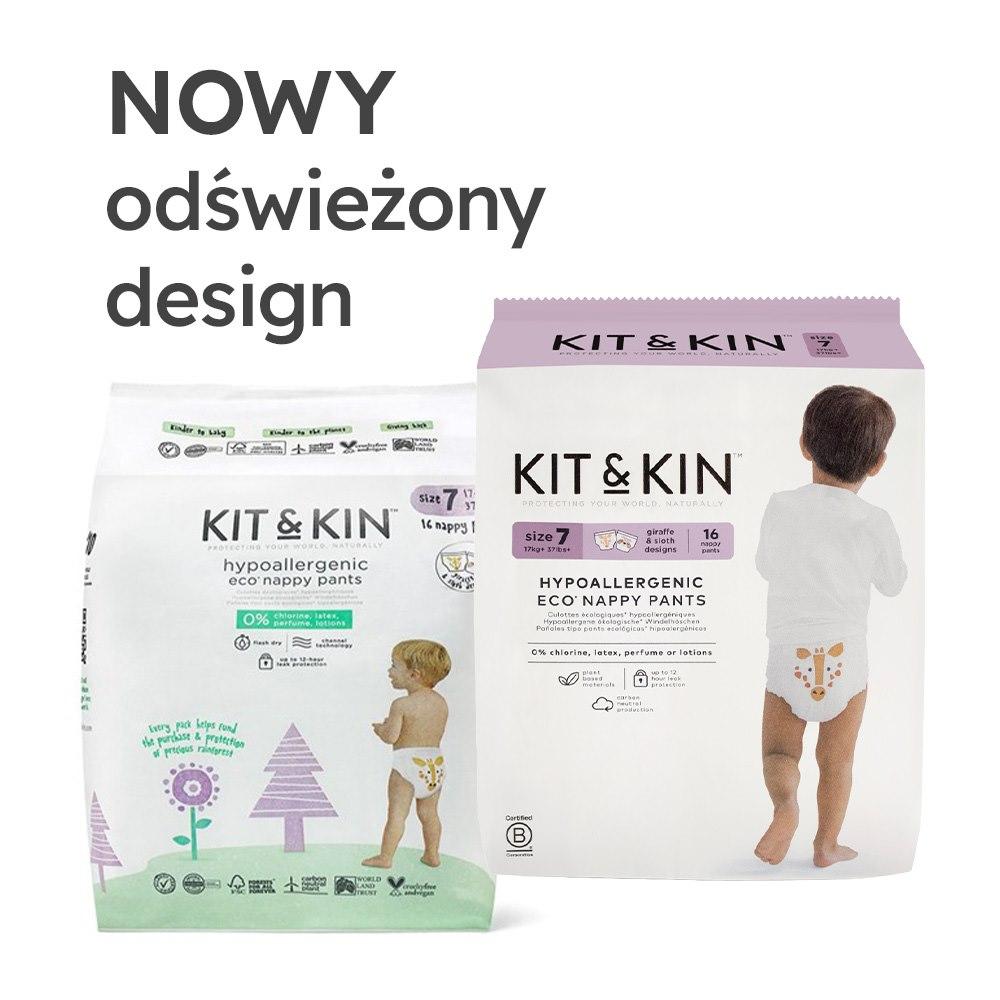 Einweg-Windelhosen für Kinder Größe 7 (17 kg+), 16 Stück. Kit&Kin